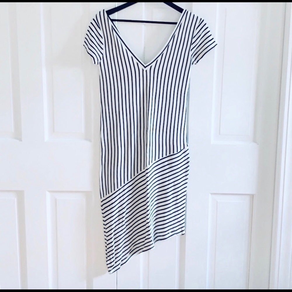 Zara Striped Dress with Slit